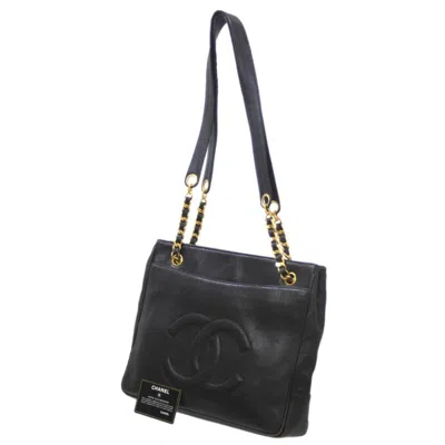Pre-owned Chanel Caviar Skin Black Caviar Leather Shoulder Bag ()