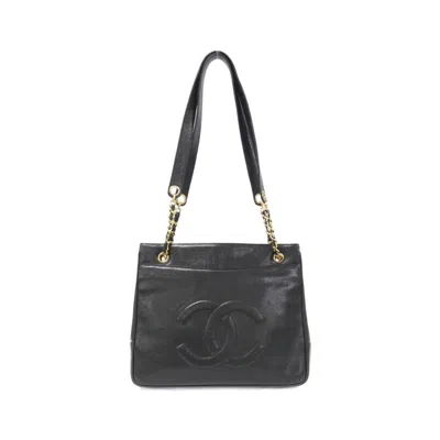 Pre-owned Chanel Caviar Skin Black Caviar Leather Shoulder Bag ()