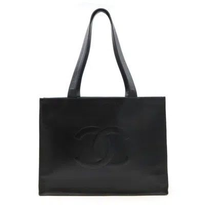 Pre-owned Chanel Caviar Skin Black Caviar Leather Shoulder Bag Tote Bag ()