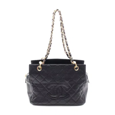 Pre-owned Chanel Caviar Skin Matelasse Shoulder Bag Black