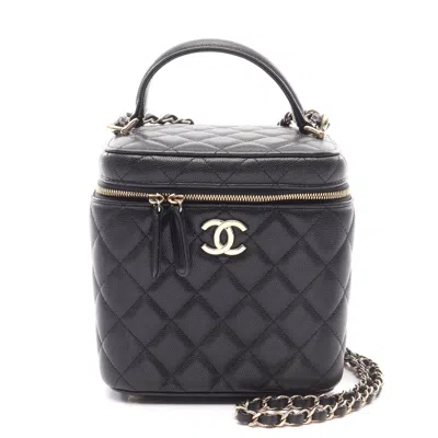 Pre-owned Chanel Caviar Skin Shoulder Bag Black