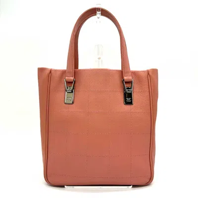 Pre-owned Chanel Caviar Skin Tote Bag Pink