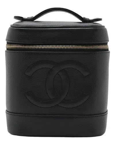 Pre-owned Chanel Caviar Vanity Bag Cosmetic Pouch (authentic Pre-loved)
