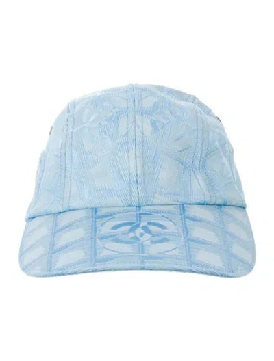 Pre-owned Chanel Cc Baseball Cap In Blue