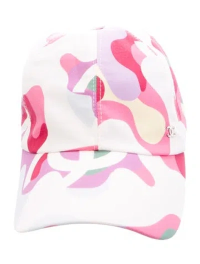 Pre-owned Chanel Cc Baseball Cap In Pink