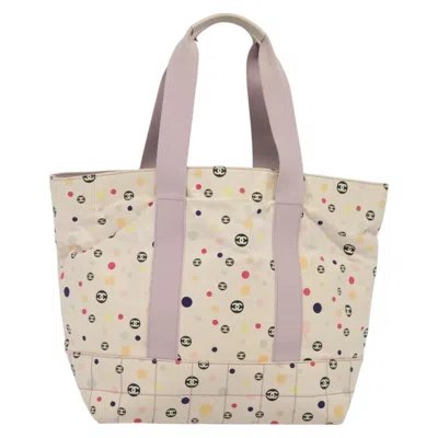Pre-owned Chanel Cc Beige Canvas Tote Bag ()
