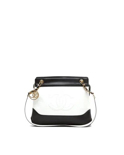 Pre-owned Chanel Cc Bicolor Tote Bag In Multi
