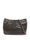 Chanel Cc 마크 체인 숄더 백 In Black