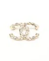 Chanel Cc Brooch In Multi