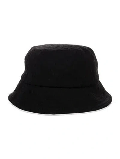 Pre-owned Chanel Cc Bucket Hat In Black