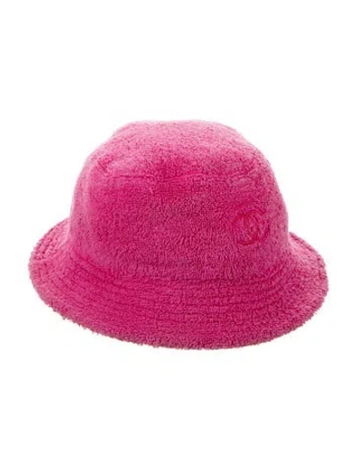 Pre-owned Chanel Cc Bucket Hat In Pink