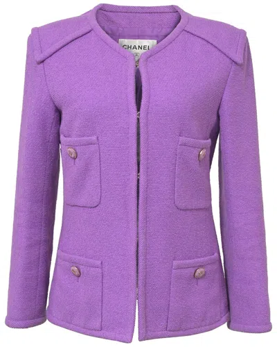 Pre-owned Chanel Cc Button Four Pockets Jacket (authentic Pre-loved)