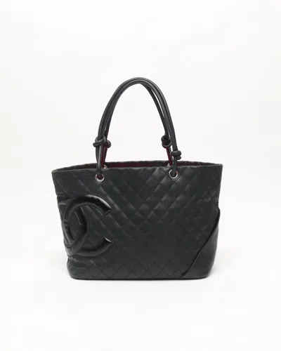 Pre-owned Chanel Cc Cambon Tote Bag