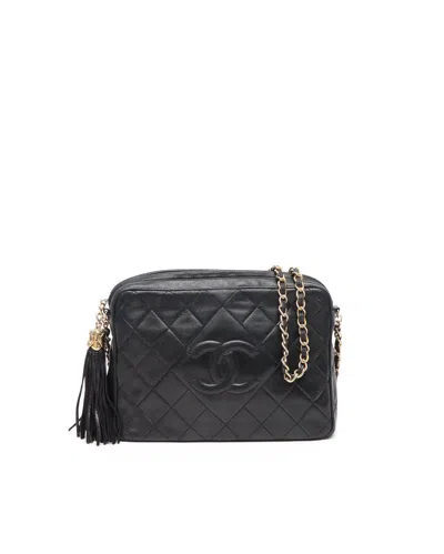 Pre-owned Chanel Cc Camera Bag In Black