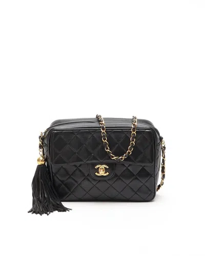 Pre-owned Chanel Cc Camera Bag In Black