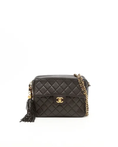 Pre-owned Chanel Cc Camera Bag In Black