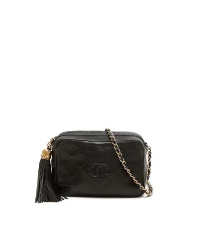 Chanel Cc Camera Bag In Black