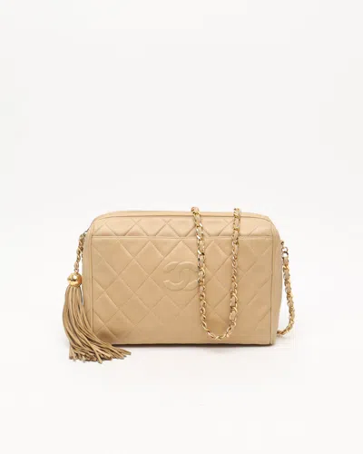 Pre-owned Chanel Cc Camera Tassel Bag