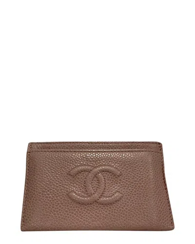 Pre-owned Chanel Cc Card Holder (authentic Pre-loved)