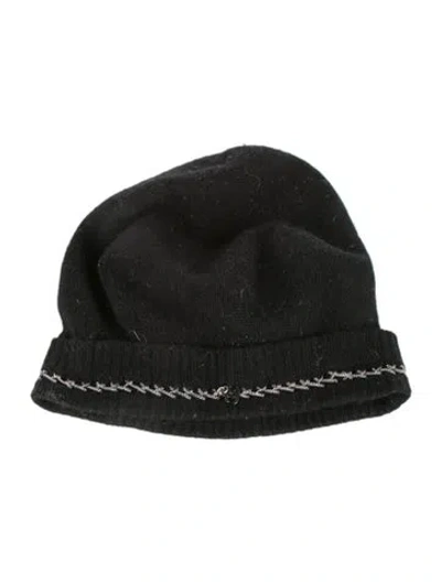 Pre-owned Chanel Cc Cashmere Beanie In Multi