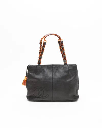 Pre-owned Chanel Cc Chain Tote Bag
