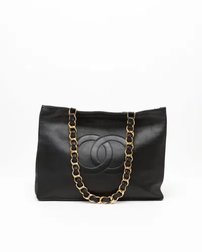 Pre-owned Chanel Cc Chain Tote Bag