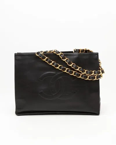 Pre-owned Chanel Cc Chain Tote Bag