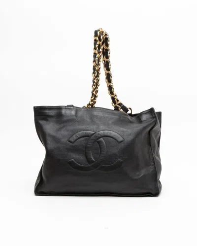 Pre-owned Chanel Cc Chain Tote Bag