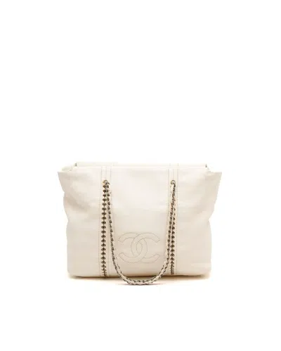 Pre-owned Chanel Cc Chain Tote Bag