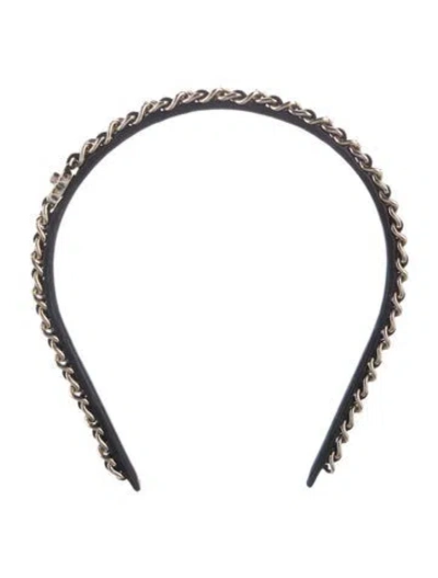Pre-owned Chanel Cc Chain-link Headband In Multi