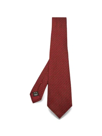 Pre-owned Chanel Cc Chain-link Tie In Red