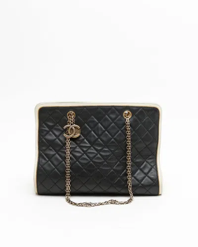 Pre-owned Chanel Cc Charm Chain Tote Bag