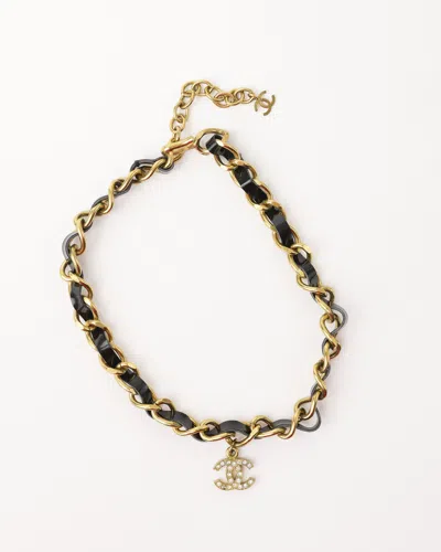 Pre-owned Chanel Cc Choker Necklace