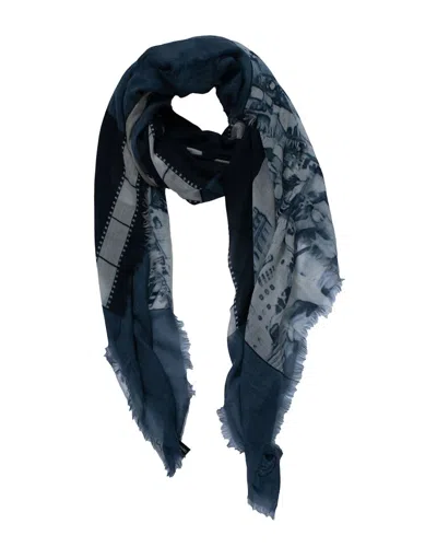 Pre-owned Chanel Cc Cinema Cashmere Scarf (authentic Pre-loved)