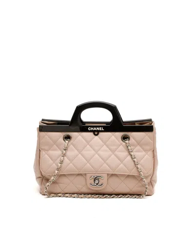 Chanel Cc Delivery Tote Bag In Beige