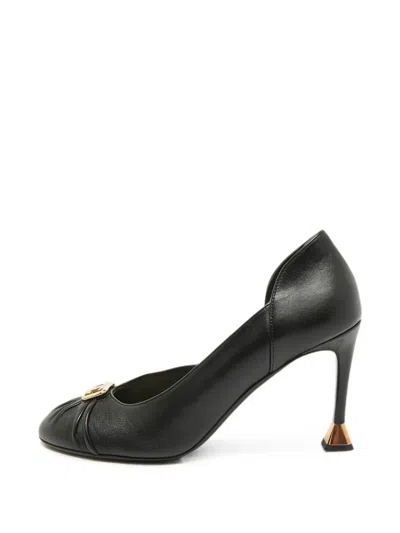 Pre-owned Chanel Cc D'orsay Pumps In Black