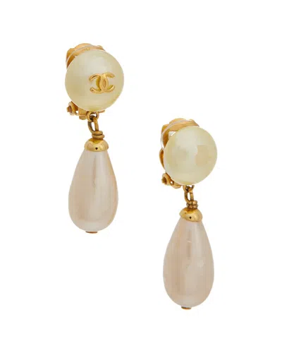 Pre-owned Chanel Cc Earrings (authentic )