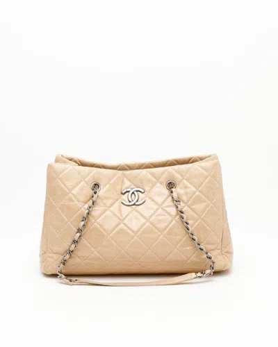 Pre-owned Chanel Cc Glazed Chain Tote Bag