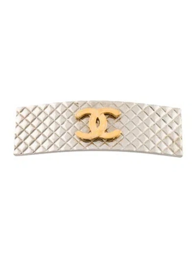 Pre-owned Chanel Cc Hair Clip