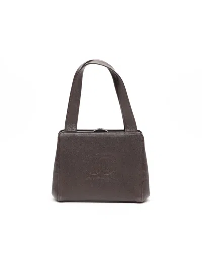 Pre-owned Chanel Cc Handbag In Brown
