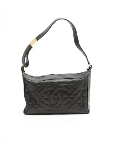 Pre-owned Chanel Cc Hobo Bag In Black