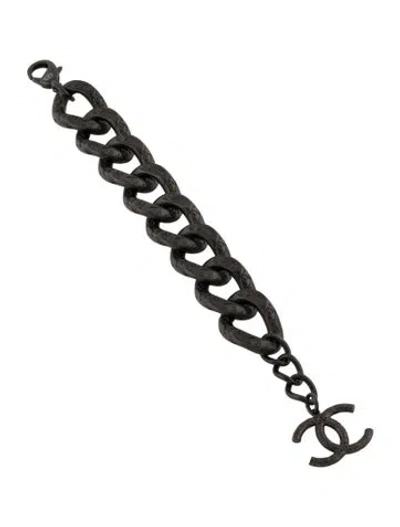 Pre-owned Chanel Cc Link Bracelet, 6.75" In Multi