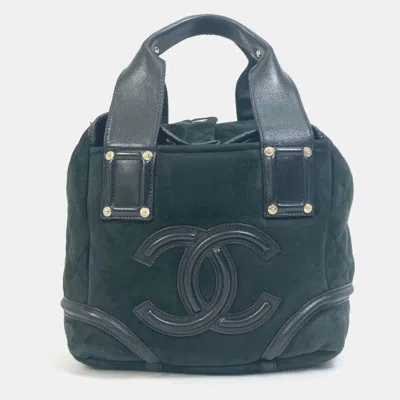 Pre-owned Chanel Cc Mark Bag Hand Bag Black