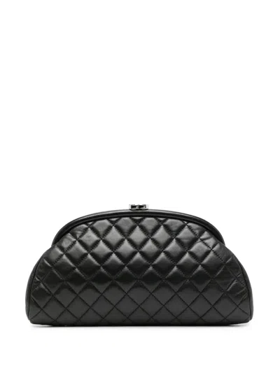 Pre-owned Chanel Cc Marks Pouch Bag In 黑色