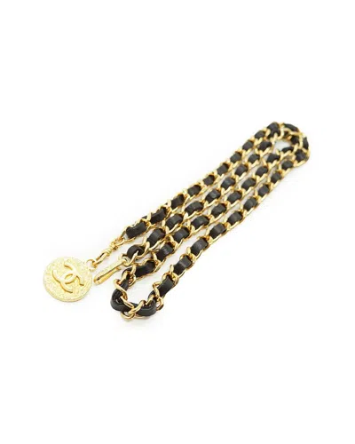 Pre-owned Chanel Cc Metal Belt (authentic Pre-loved)