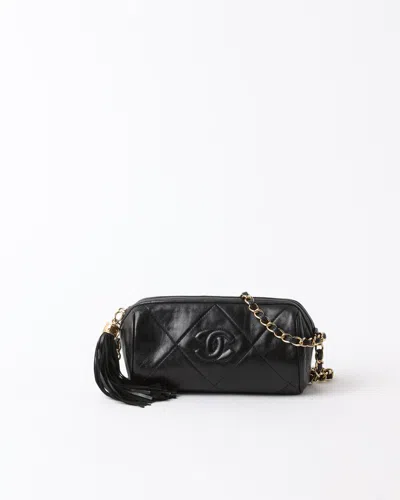 Pre-owned Chanel Cc Mini Fringe Bag