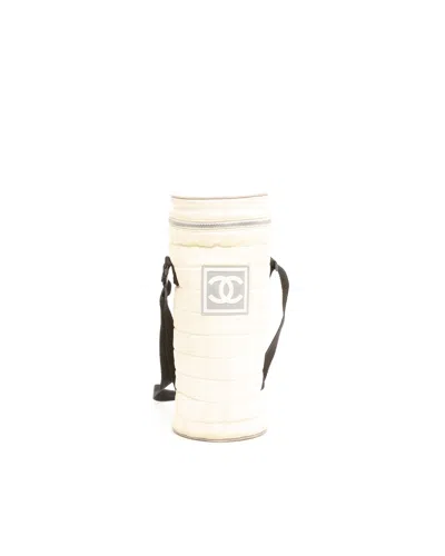 Pre-owned Chanel Cc Nylon Water Bottle Holder