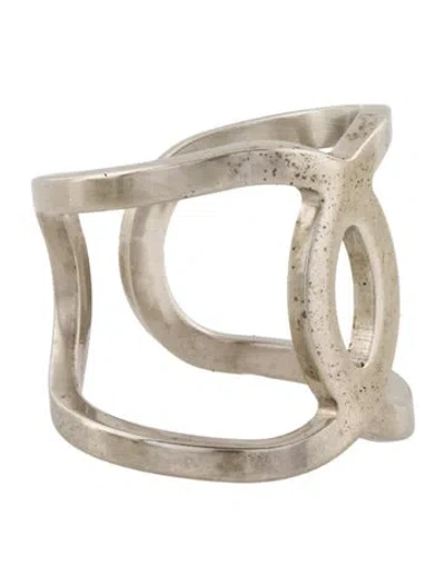 Pre-owned Chanel Cc Open Ring In Multi