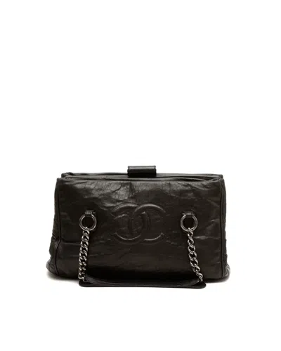 Chanel Cc Perfect Day Tote Bag In Black
