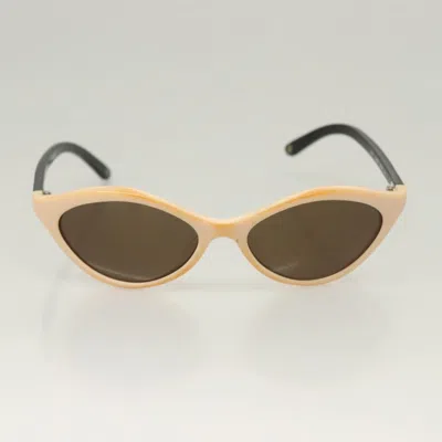 Pre-owned Chanel Cc Plastic Glasses () In Sand